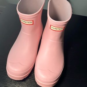 Hunter Rain Boots Light Pink